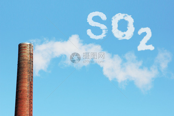 空气中的二氧化硫图片