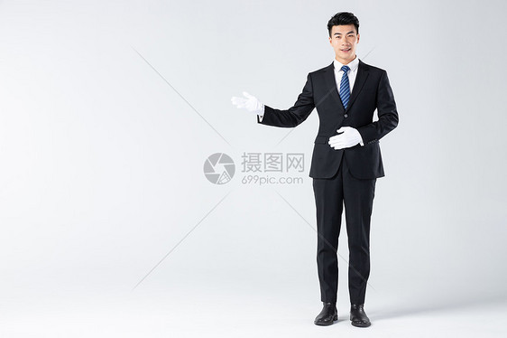 专车司机迎接动作