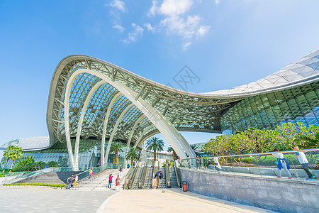 海南购物海南三亚国际免税店背景