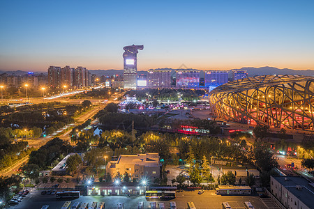 北京鸟巢盘古七星高清图片素材