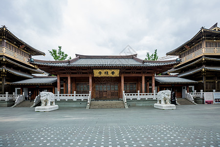 香积寺古建筑唐风高清图片