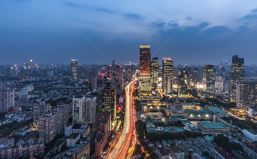 上海城市夜景图片