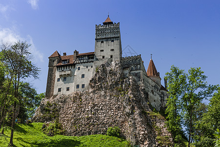 罗马尼亚吸血鬼城堡背景图片