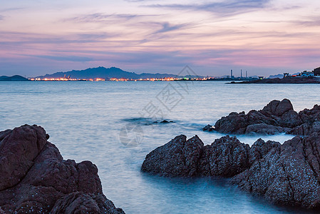 海度假青岛海景背景