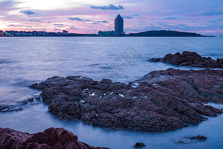 海度假青岛海景背景