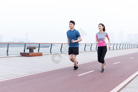 户外健身跑步男性背影