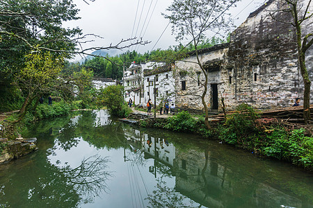 江西景德镇江西婺源美景背景