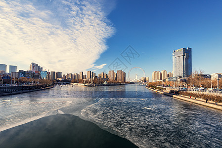 天津建筑素材天津之眼背景