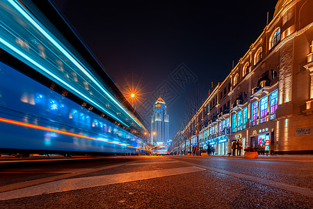 武汉城市夜景背景图片