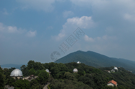 南京将军山南京中科院紫金山天文台背景