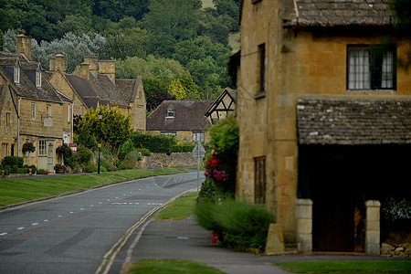 英伦街景英格兰小镇风光背景