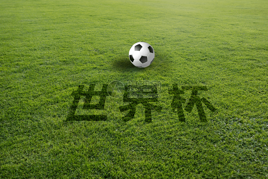 世界杯绿色草坪背景宣传图片