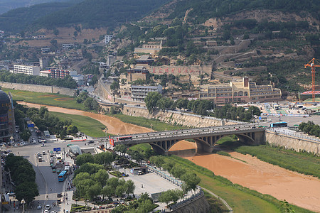 延安城市风景图片