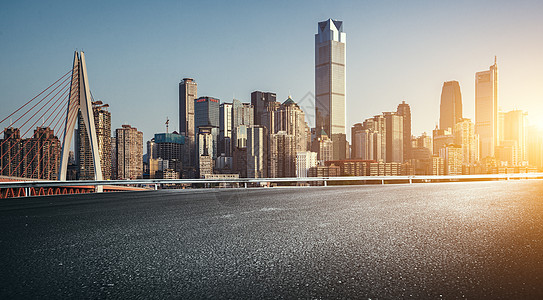 重庆城市道路背景背景