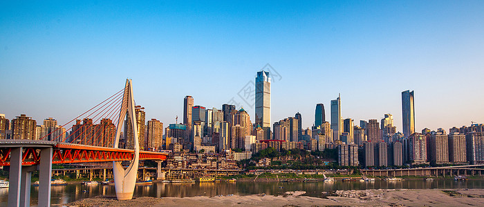 大气城市风景重庆洪崖洞背景