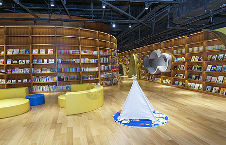 暑假研学儿童图书馆背景图片