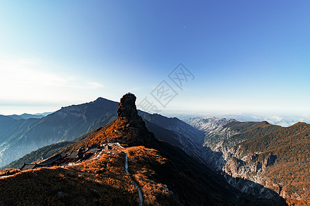 贵州梵净山风景梵净山旅游景点背景