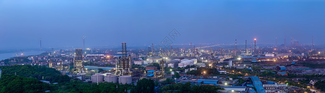 化工厂夜景背景图片
