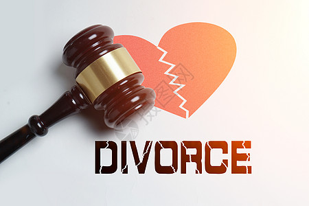 离婚概念婚姻破裂高清图片