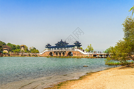 太湖仙岛风光背景