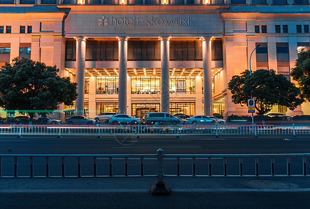 都市街道都市夜色背景