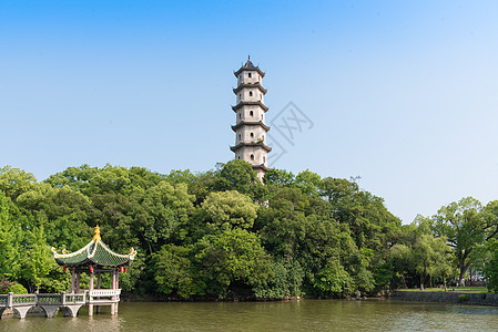 温州江心屿景区浙江温州江心屿风光背景