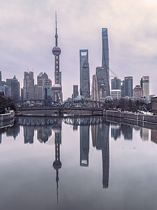 上海外滩外白渡桥背景图片