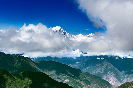 贡嘎雪山图片