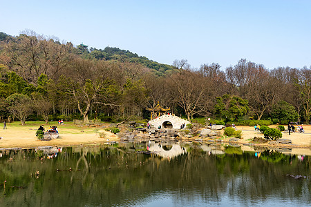 城市图武汉东湖磨山景区风景背景