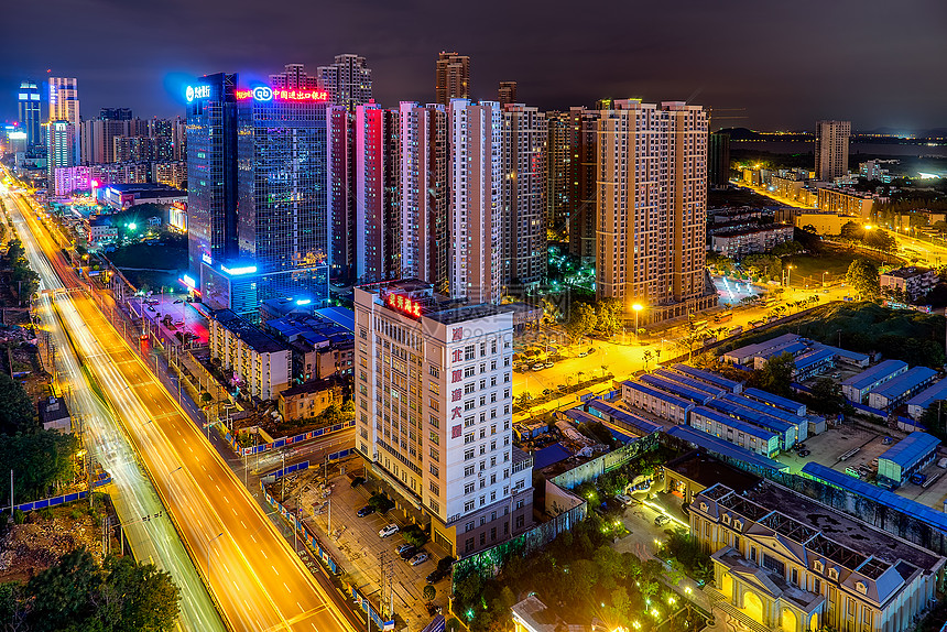 武汉中北路夜景图片