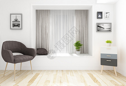 室内家居背景现代简洁风家居陈列室内设计效果图背景
