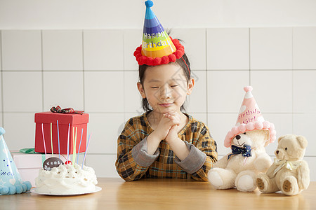 女孩过生日动物过生日高清图片