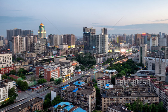 武汉汉口城区风景图片