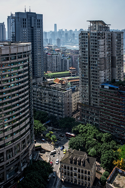 重庆高楼层层叠叠图片