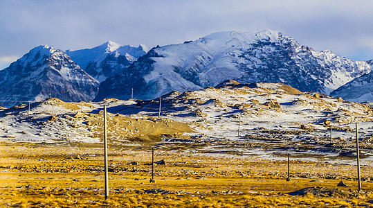 新疆喀什帕米尔高原自然风光雪山高清图片素材