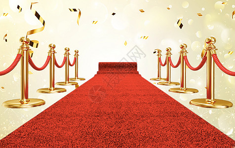 红毯颁奖背景海报背景图片