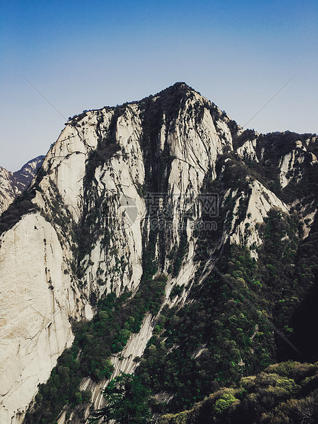 华山顶峰图片