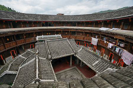 福建永定土楼细节图高清图片