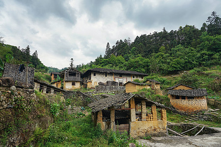 福州永定土楼群高清图片