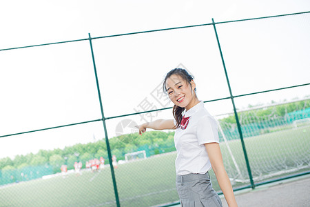 致青春校园学院风少女小清新写真背景