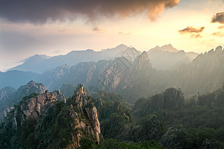 黄山石猴观海图片