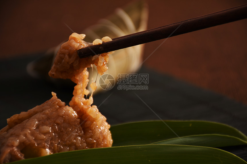 中国传统节日食品粽子图片