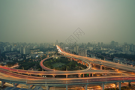 上海城市立体交通背景图片