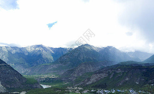 雅鲁藏布大峡谷背景图片