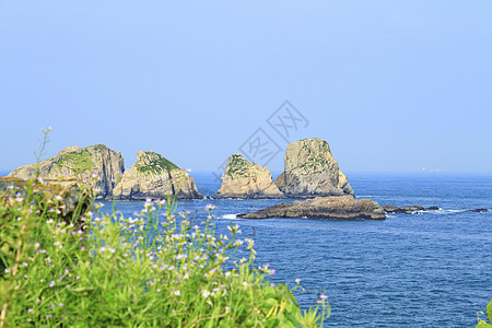 浙江宁波象山渔山岛背景