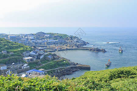 宁波风景浙江宁波象山渔山岛背景