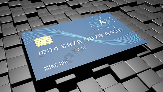 银行信用卡科技金融场景设计图片