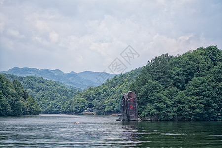 天池山武汉木兰天池湖景背景