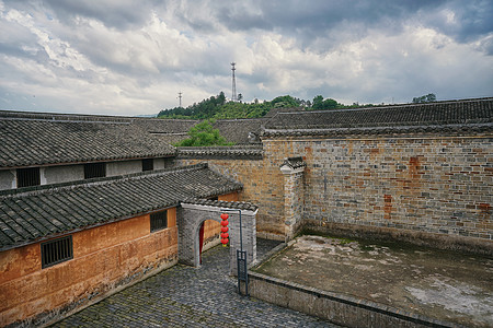 赣州客家龙南县客家围屋背景