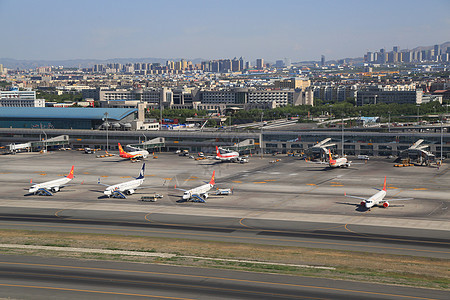 乌鲁木齐机场鸟瞰图片